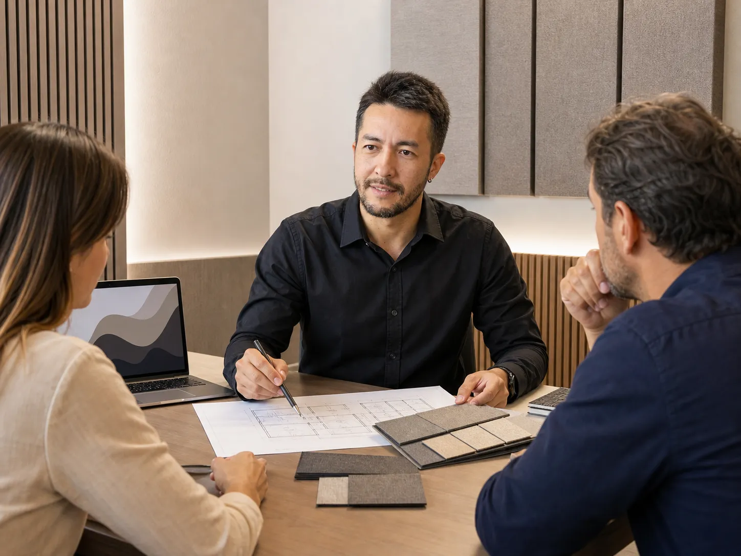 Alex em reunião técnica com clientes